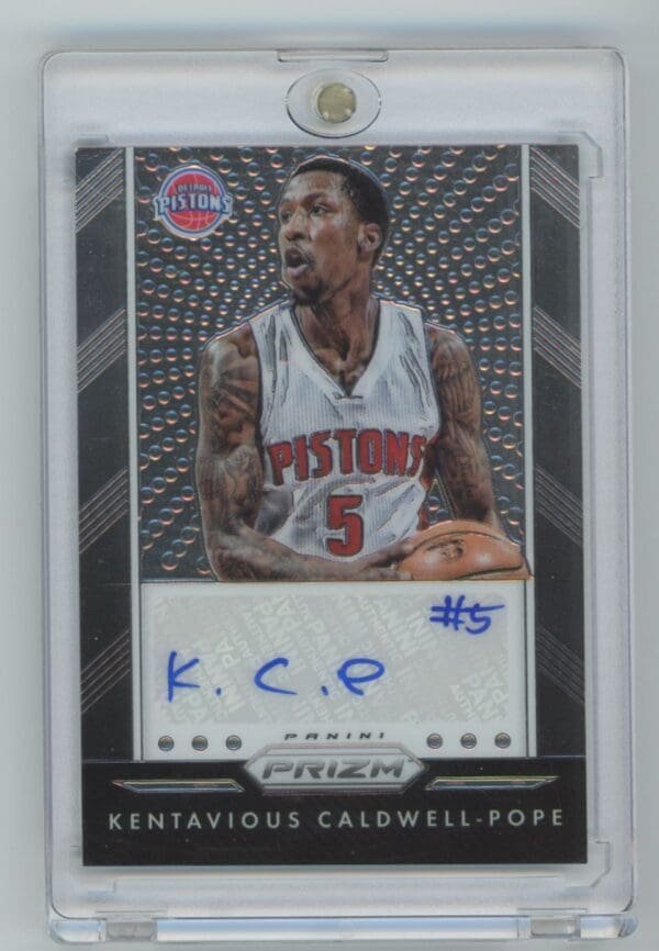 2015 Panini Prizm Autographs Kentavious Caldwell-Pope P-KCP autographed