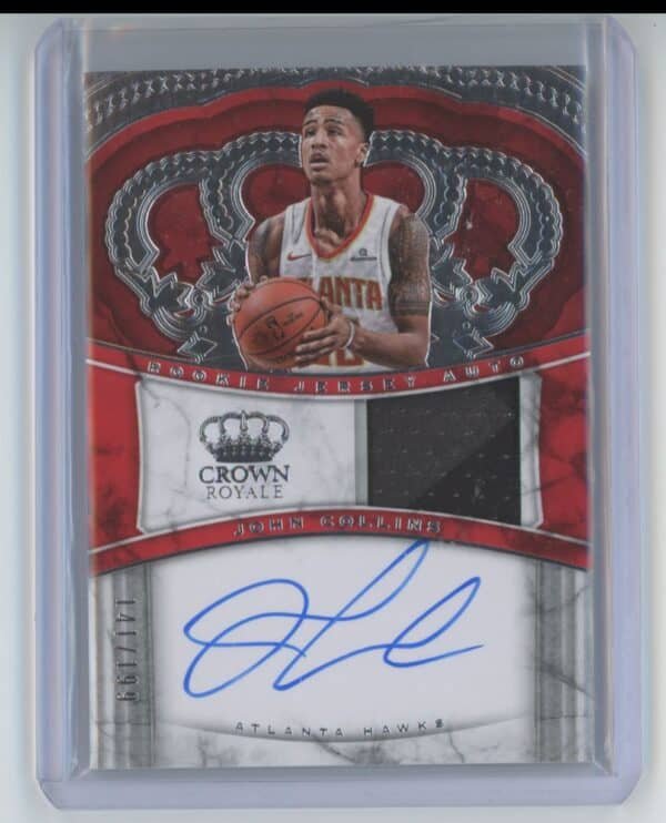 2017 Panini Crown Royale Rookie Jersey Autographs John Collins RJA-JCL autographed  141/199