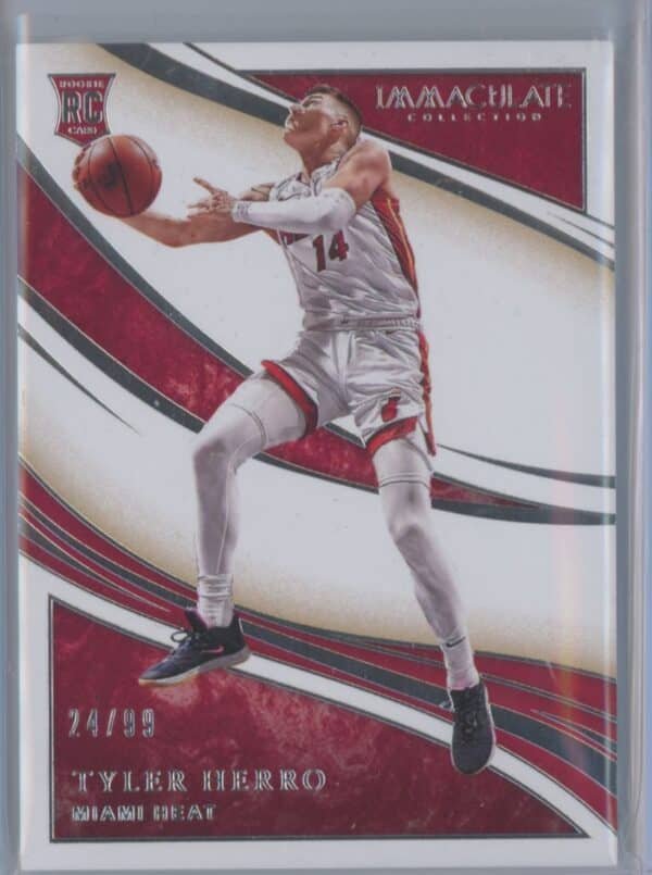 2019 Panini Immaculate Collection Tyler Herro 26 rookie  24/99