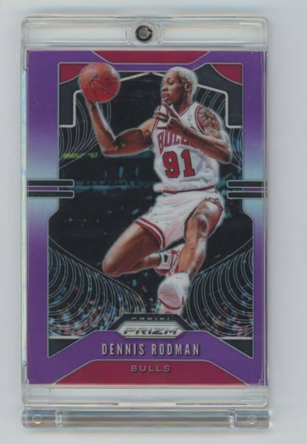 2019 Panini Prizm Prizms Purple Dennis Rodman 3 15/75