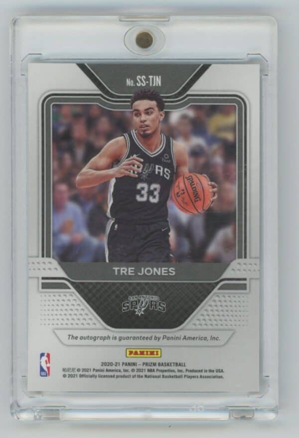 2020 Panini Prizm Sensational Signatures Tre Jones SS-TJN rookie autographed - Image 2