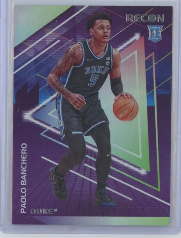 2022 Panini Chronicles Recon Draft Paolo Banchero 66 rookie