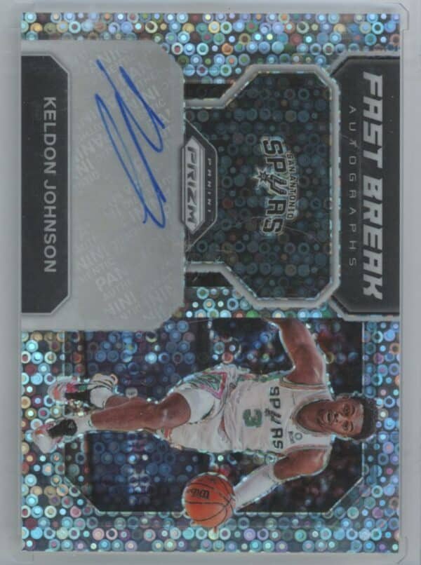 2022 Panini Fast Break Keldon Johnson FB-KJS autographed