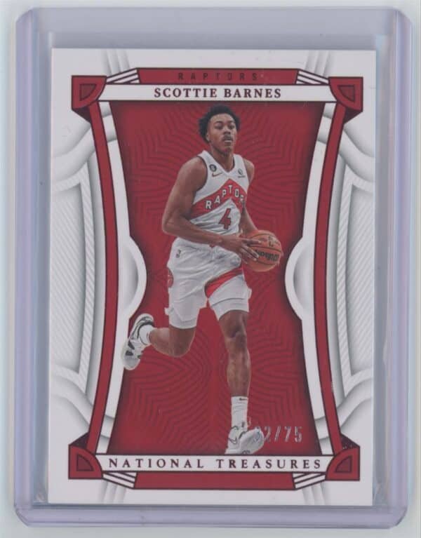 2022 Panini National Treasures Scottie Barnes 47 32/75