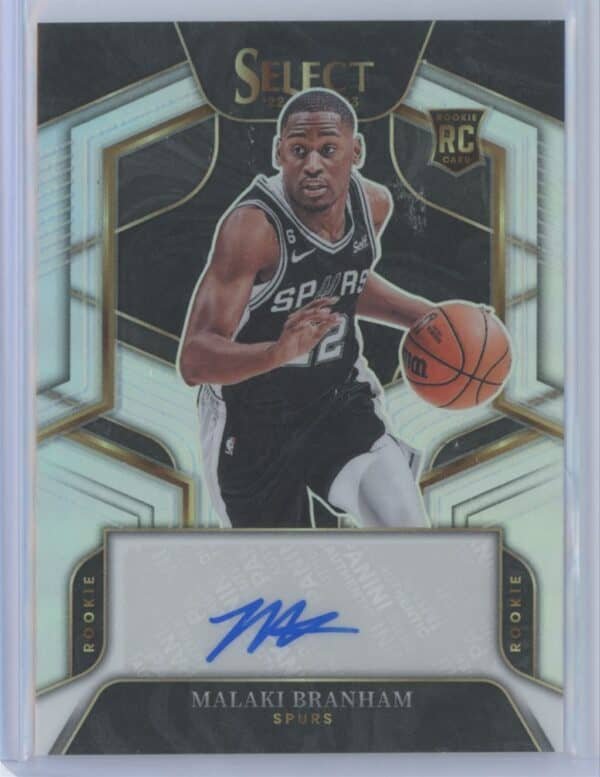 2022 Panini Select Rookie Signatures Malaki Branham RS-MBH rookie autographed  208/249
