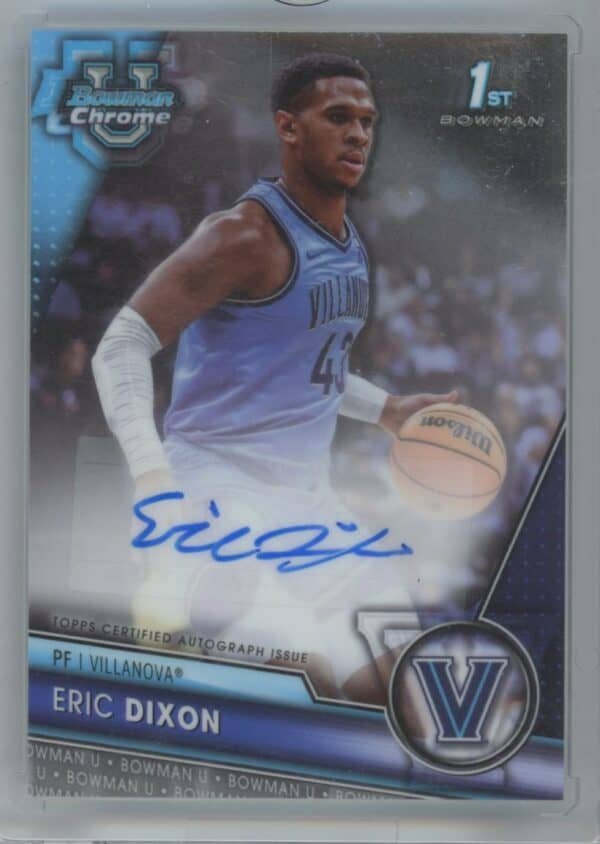 2023 Bowman University Eric Dixon BCPA-ED autographed