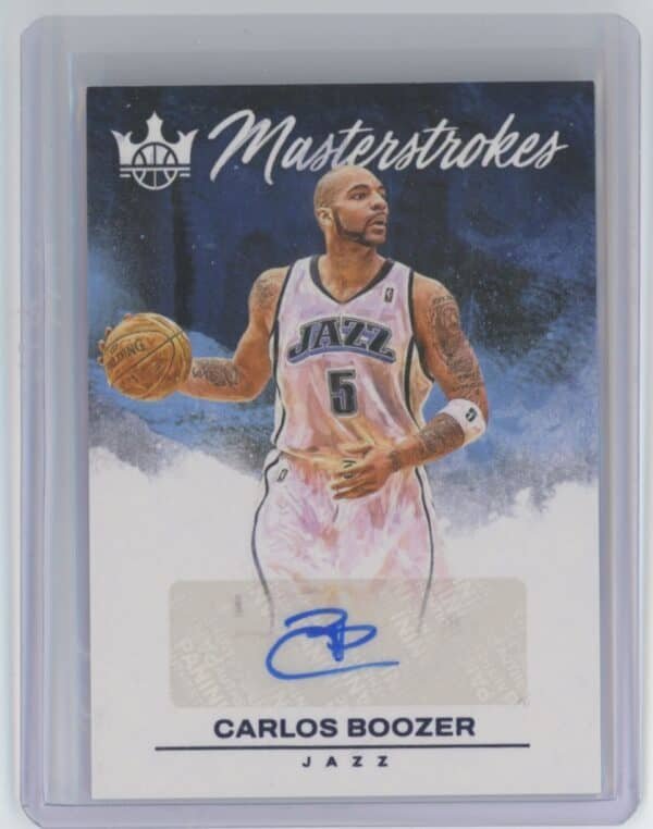 2023 Panini Court Kings Masterstrokes Carlos Boozer MS-BOO autographed  20/35