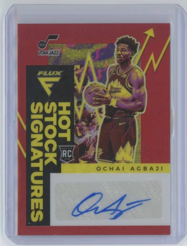 2023 Panini Flux Ochai Agbaji HSS-OCA rookie autographed  25/49