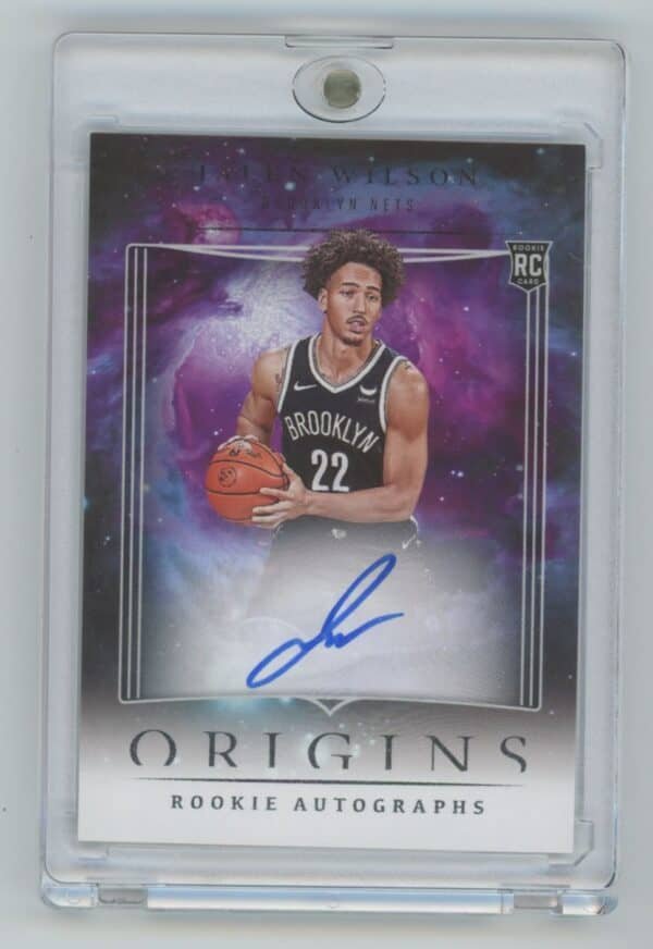 2023 Panini Origins Rookie Autographs Jalen Wilson RA-JWB rookie autographed