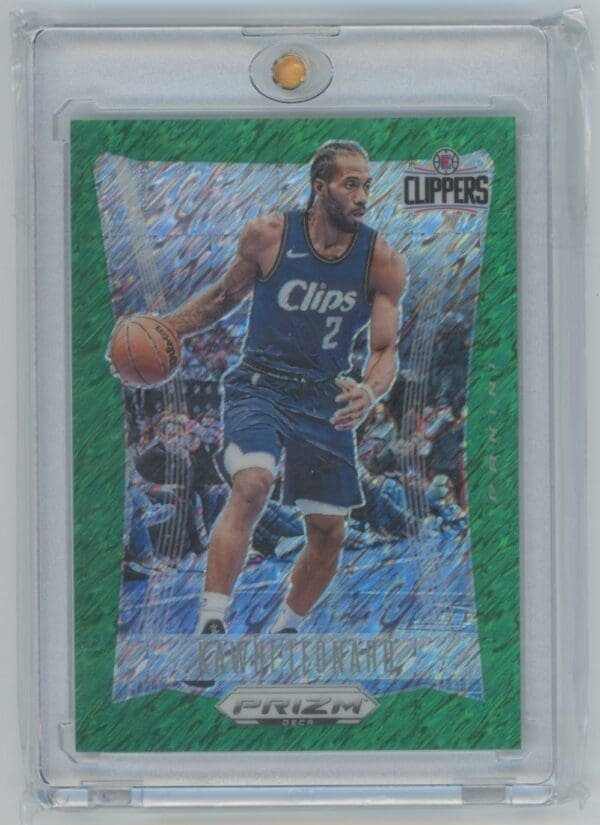 2023 Panini Prizm Deca Kawhi Leonard Green Shimmer 278 09/12
