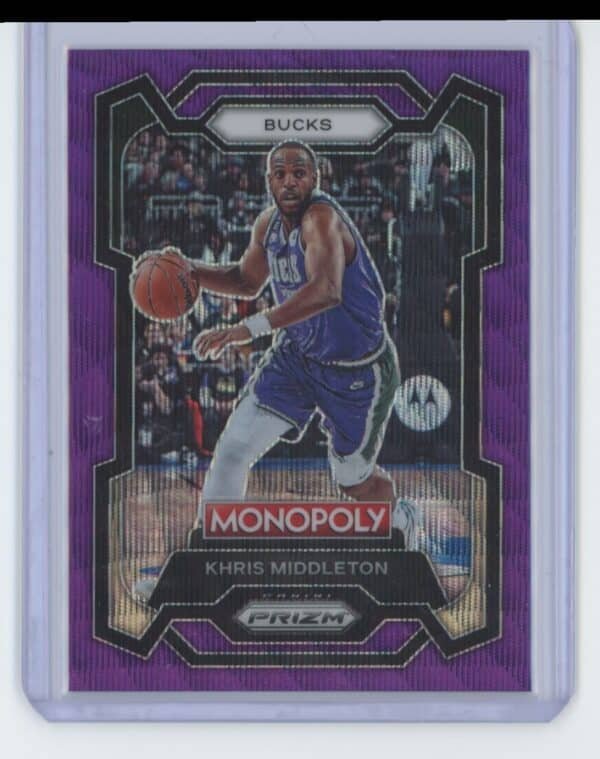 2023 Panini Prizm Monopoly Purple Khris Middleton 50