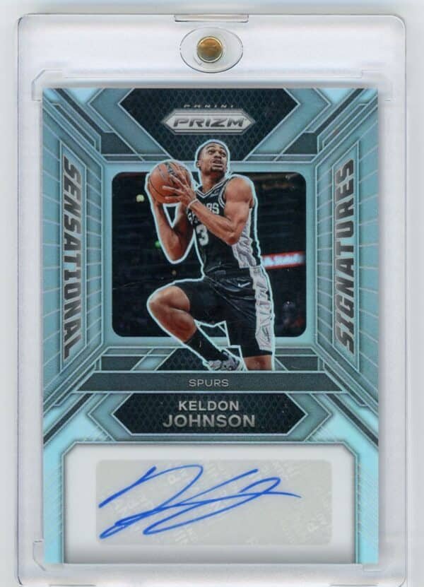 2023 Panini Prizm Sensational Signatures Keldon Johnson SS-KJ autographed
