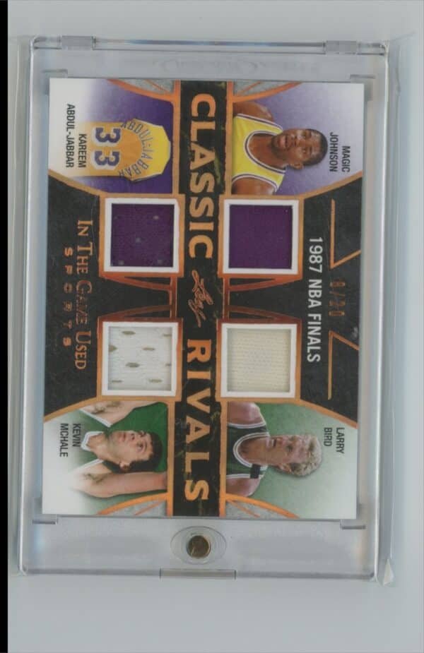 2018 Leaf Classic Rivals Bird, Magic, Kareem, Mchale CR-06 008/20