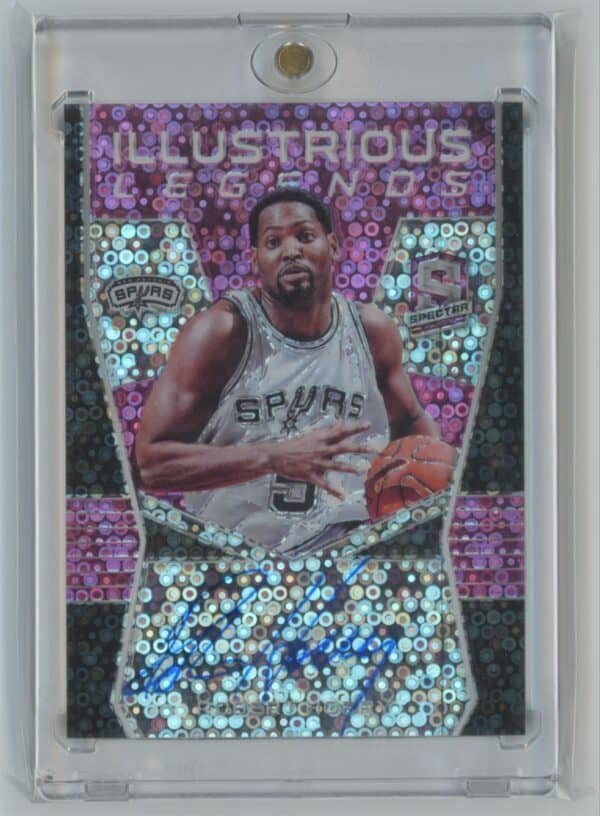 2018 Panini Spectra Illustrious Legends Signatures Robert Horry IL-RHYautographed16/25