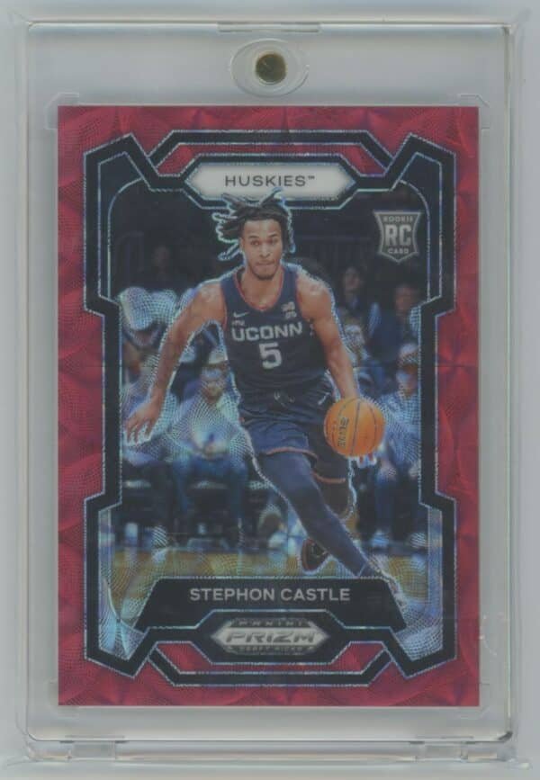 2024 Panini Draft Picks Red Prizm Stephon Castle 17 rookie