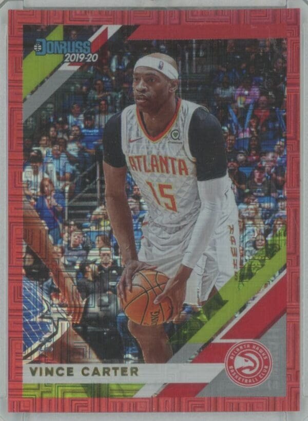 2019 Donruss Holo Orange Laser Vince Carter 4