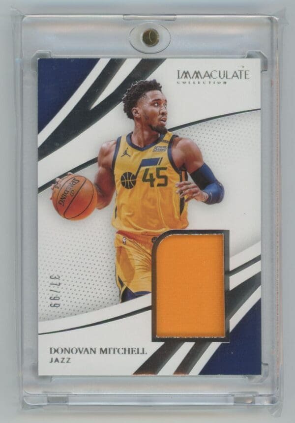 2020 Panini Immaculate Collection Davion Mitchell RJ-DML  37/99