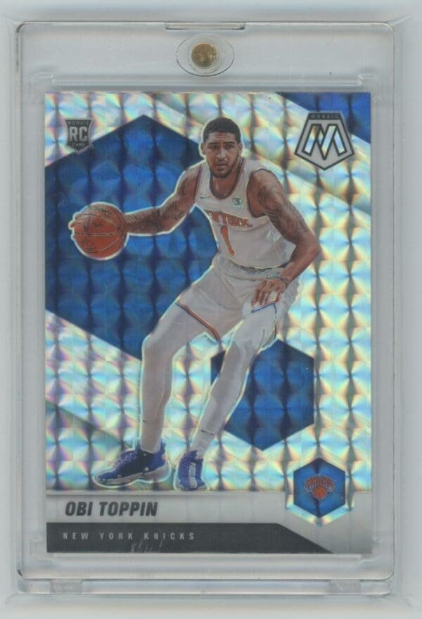 2020 Panini Mosaic Obi Toppin 220 rookie