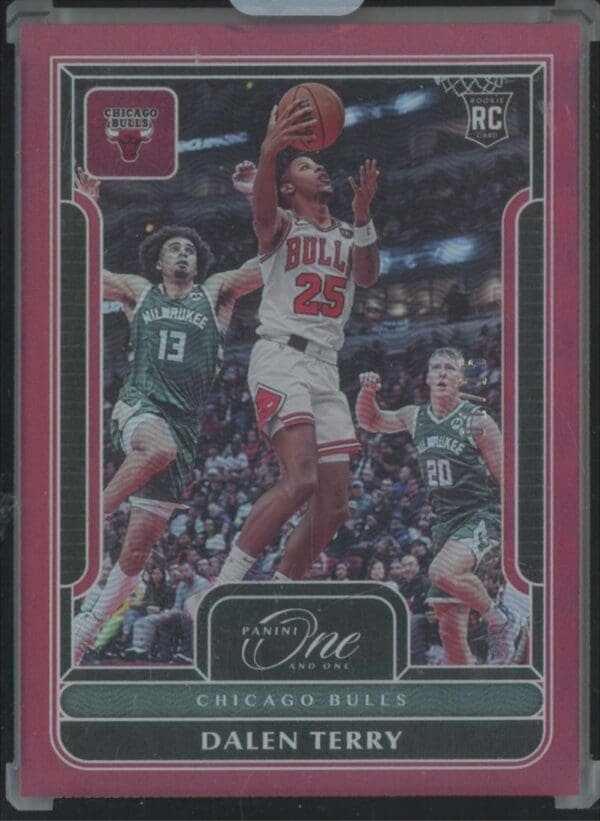 2022 Panini One and One Red Dalen Terry 107 rookie 01/15