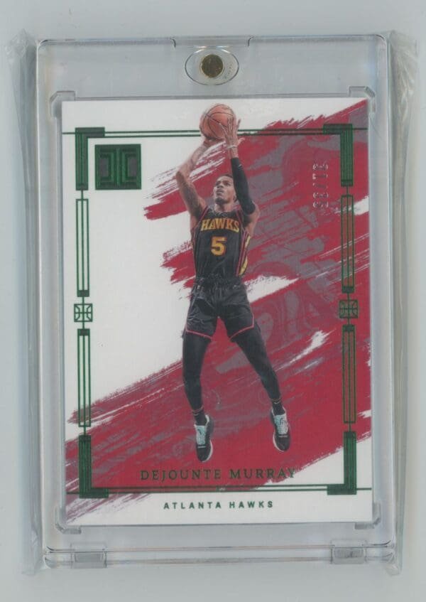 2023 Panini Impeccable Green Dejounte Murray 19  31/35