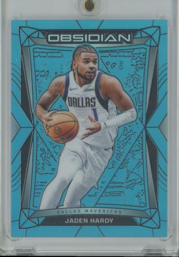 2023 Panini Obsidian Electric Etch Blue Flood FOTL Jaden Hardy 8  09/16