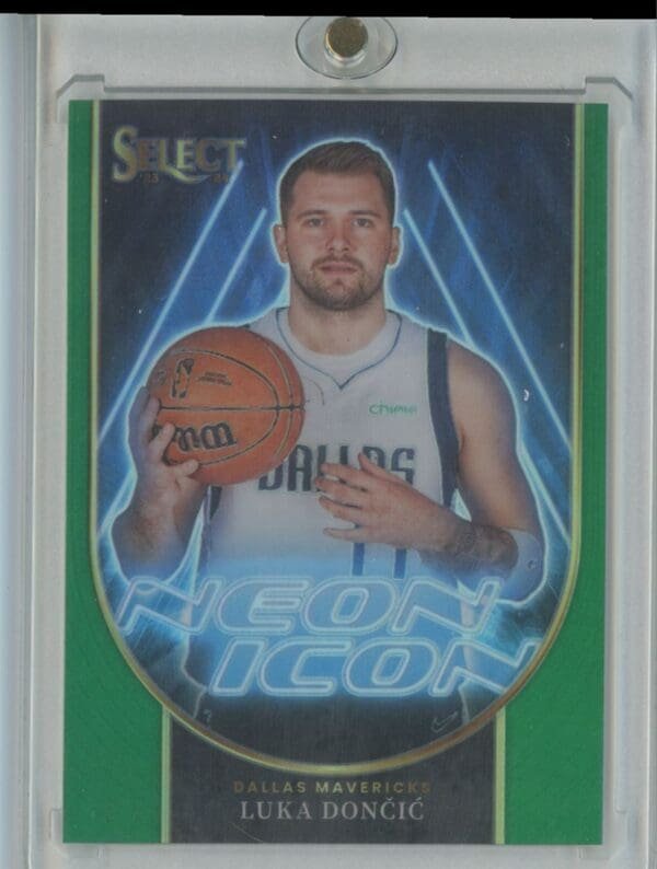 2023 Panini Select Neon Icon Luka Doncic 21