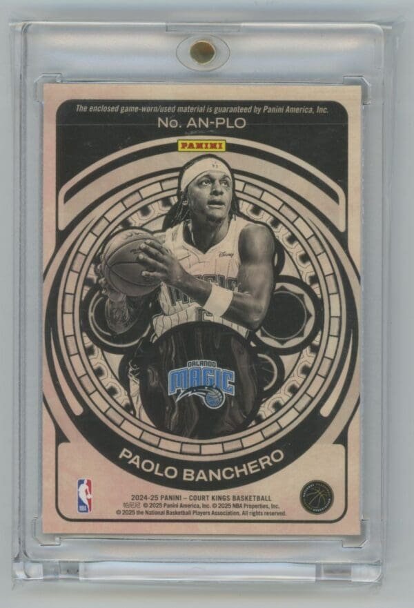 2024 Panini Court Kings Art Nouveau Paolo Banchero AN-PLO - Image 2