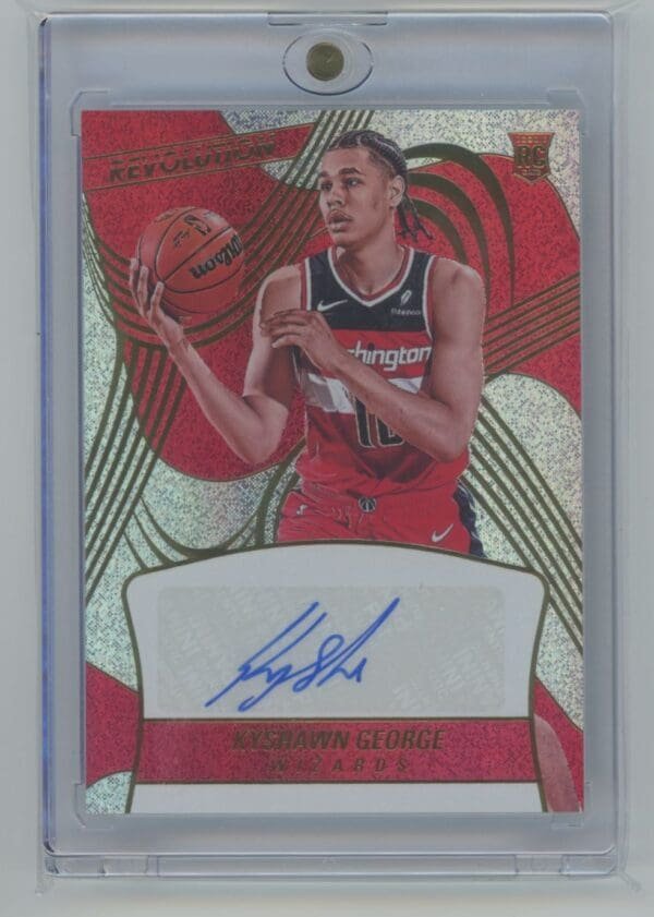 2024 Panini Revolution Rookie Autographs Kyshawn George RA-KYS rookie autographed