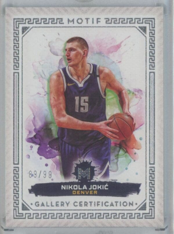2024 Topps Motif Nikola Jokic 84  89/99